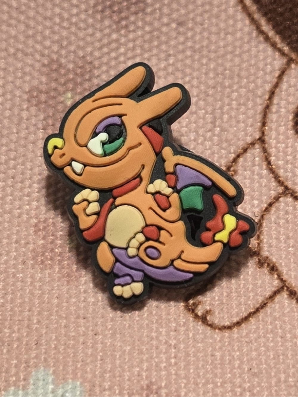 3/$10 Charizard Pokémon Croc Charm – Playful Chibi Style Jibbit